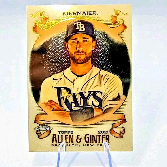 2021 Topps Chrome Allen & Ginter Kevin Kiermaier Limited Card #246 Mint - Picture 3 of 5